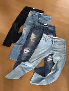 ZARA デニム・ジーンズ 4本セット