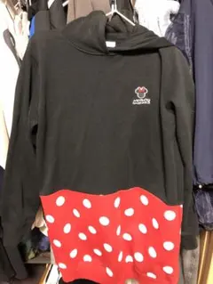 ミニーマウス フード付きパーカー