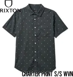 ブリクストン 半袖シャツ　Sサイズ　CHARTER PRINT　Brixton