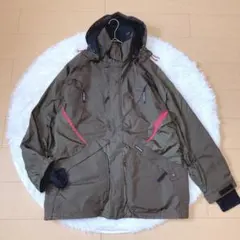 SIMS⭕️シムス　スノボジャケット　スノーボード　スキー　高機能　カーキ　L