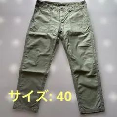URBAN RESEARCH DOORS ベイカーパンツ オリーブ 40のサムネイル