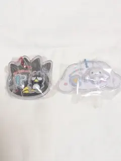 サンリオキャラクターズ パッケージチャーム【シナモロール＆ばつ丸】