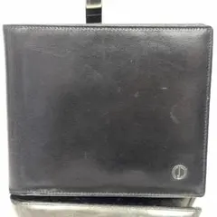 dunhill ダンヒル レザー 二つ折り財布 カードケース 名刺入れ ブラック