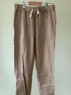 Champion ベージュ コットンパンツ　裾リブのサムネイル