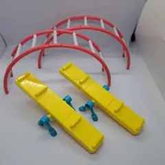 ミニチュア公園遊具4点セット☆シーソー&うんてい