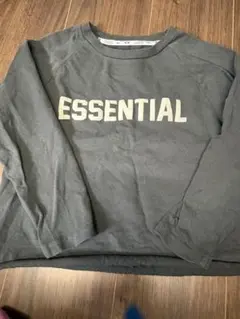 韓国子供服　長袖カットソー ダークグレー