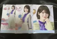 筒井あやめ 乃木坂46 15th Anniversary 生写真 3種