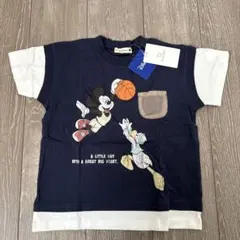 ブランシェス　ミッキーマウス バスケットボール Tシャツ 120cmのサムネイル