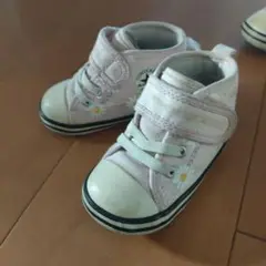 Converse ピンク 花柄 ハイカットスニーカー