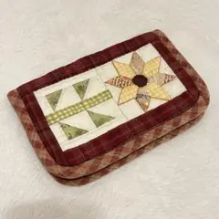 ハンドメイド キルトデザイン お薬手帳ケース