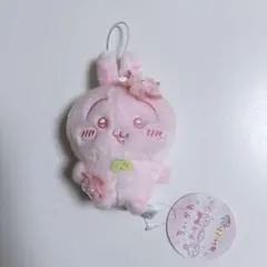 タグ付 ちいかわ ぬいぱれっと さくらいろ マスコット うさぎ ピンク　②