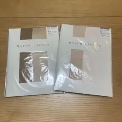 新品未開封　ラルフローレン　ベージュ系　ストッキング 2枚セット