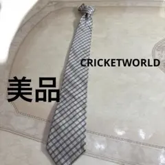 CRICKET WORLD チェック柄 ネクタイのサムネイル