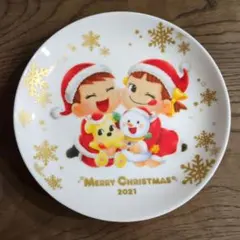 不二家 ペコちゃん ポコちゃん 2021 クリスマス プレート
