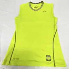NIKE PRO COMBAT DRI-FIT サイズL 蛍光黄色