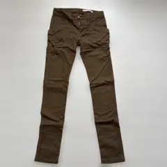 コットン混紡 ポケット付きパンツ