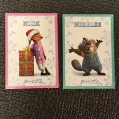 ズートピア2 入場者特典　ニック 二ブルズ カード