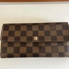 Louis Vuitton ダミエ長財布 ブラウン