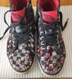 VANS限定 DISCO CHECKER　ハイカットスニーカー