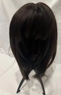 ②少し難あり［新品未使用］人毛　フルウィッグ 自然 ボブ