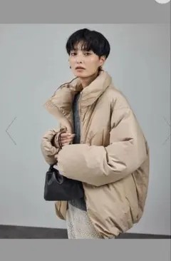 SALON adam et ropé 撥水加工スタンドカラーダウンジャケッ