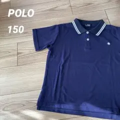 【新品】POLO 半袖ポロシャツ　150 キッズ　ネイビー　フォーマル　シンプル
