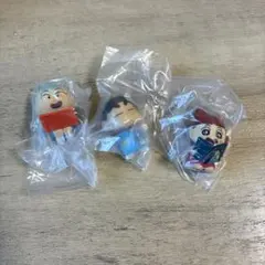 クレヨンしんちゃん 絵本マスコット ガチャ 3種セット