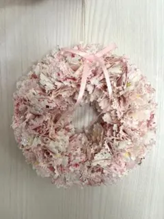 ハンドメイド　布リース　5つまとめ売り