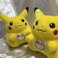 新品　2個　タカラトミー『ポケモン30周年記念』おかえり！ピカチュウ1/1