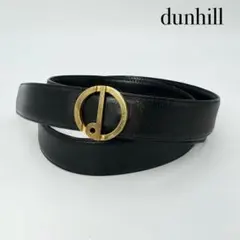dunhill ダンヒル dロゴ ベルト ブラック ゴールド メンズ ビジネスのサムネイル