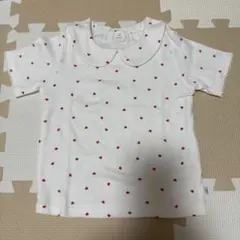 Cottoli ハート柄 Tシャツ 90 美品