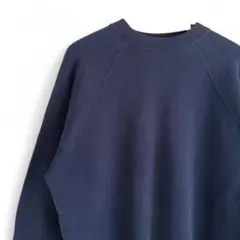 90s ヴィンテージ Hanes 無地スウェット ネイビー XL I4