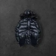 00s old uniqlo ファー ダウンジャケット y2k 平成 グランジ