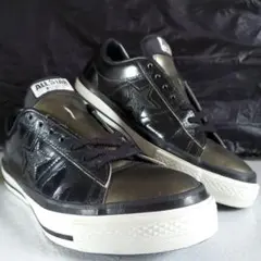 日本製 CONVERSE ONESTAR ブラック ゴールドカーキ 黒