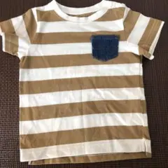 グローバルワーク　ボーダー キッズTシャツ　80 Eのサムネイル
