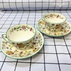 MINTON ミントン ハドンホール カップ&ソーサー 2客セット