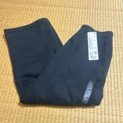 ユニクロ ボアスウェットパンツ(ブラック、150)