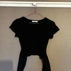 【美品】STELLA VIANA バックリボンリブTのサムネイル