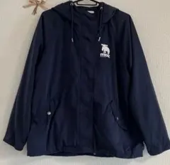 moz モズ　ロゴ入り　ナイロンパーカー ウィンドブレーカー　パーカー　薄い軽い