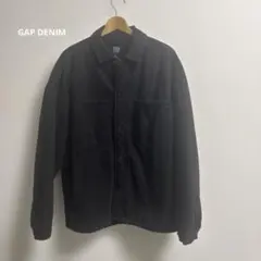 【GAP】ブラックデニムボアジャケット