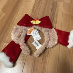 香港ディズニーランド　カチューシャ　クリスマス　シェリーメイ