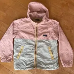 140 BEAMS MINI フルジップジャケット ピンク/ベージュ