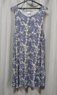 H&M　ペイズリー柄ワンピース　Lサイズ