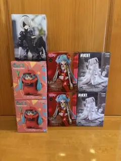 初音ミク 椿 ザクミク、シンデレラ、2Bフィギュア 7体セット