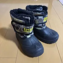 【17㎝】迷彩柄スノーブーツ