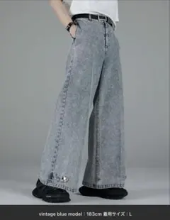 ADRER エクストラクオリティワイドフレアパンツ