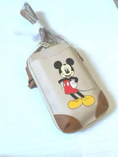 新品【ディズニー】肩がけバッグ(ミッキーマウス)
