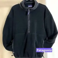 patagonia Synchilla ブラック フリースジャケット