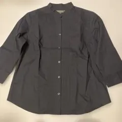 Eddie Bauer 黒 七分袖シャツ PM