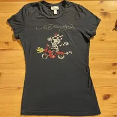 希少！美品エドハーディーラインストーンTシャツのサムネイル